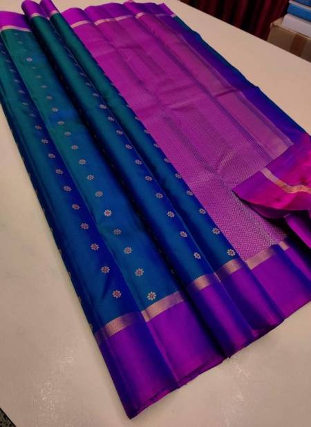 Dn Bhs Kanchipuram Soft Lichi Silk Saree Catalog 